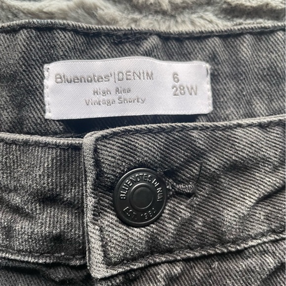 High Rise Denim Shorts - Picture 4 of 6